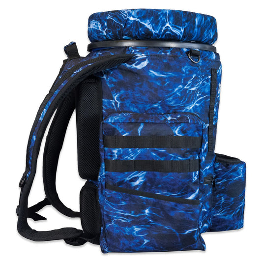 Insulated 6 Gallon Fishing Bucket Backpack Cooler – Venture Bucket Pack Pro - Top Shot Supplies