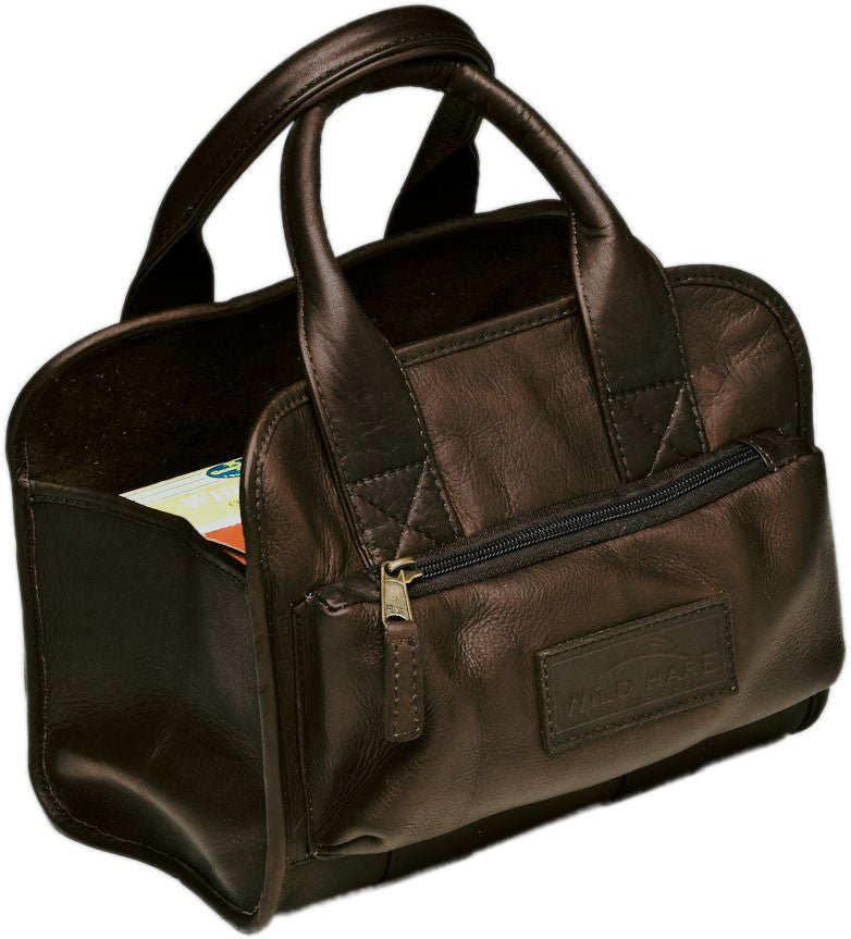 Leather 4 Box Shell Carrier – Premium Shotgun Shell Bag for Sporting Clays & Range - Top Shot Supplies