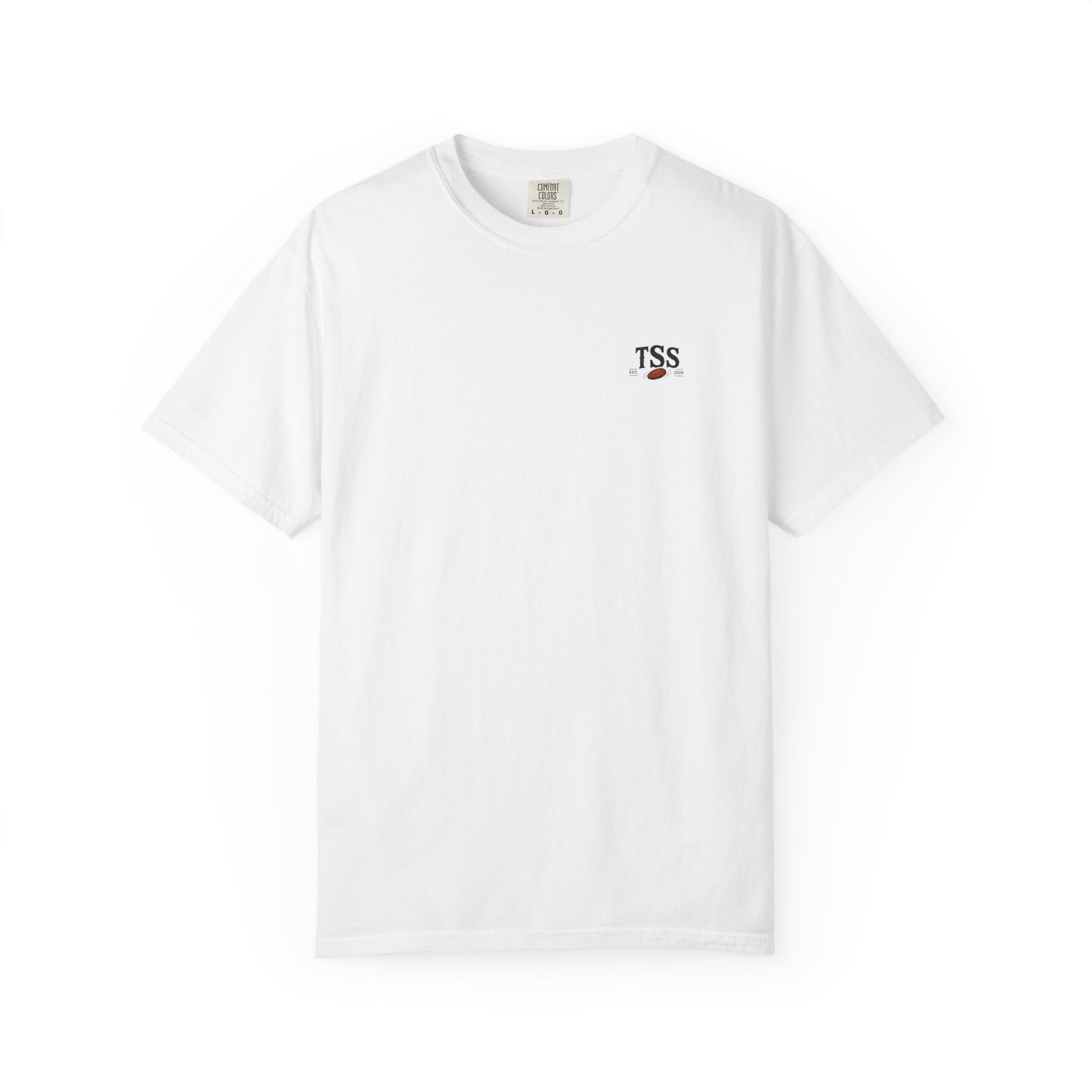 Trap House Social Club trap shooting t-shirt, front view