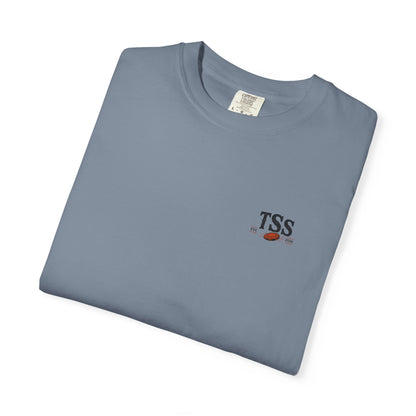 Empty Hull Recycling sporting clays t-shirt, front view
