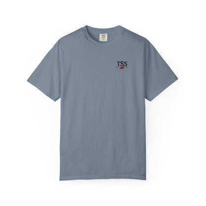 Squad Therapy sporting clays t-shirt, front view