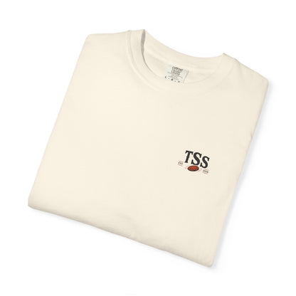 Empty Hull Recycling sporting clays t-shirt, front view