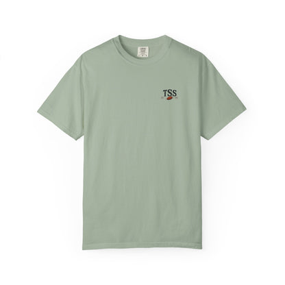 Empty Hull Recycling sporting clays t-shirt, front view