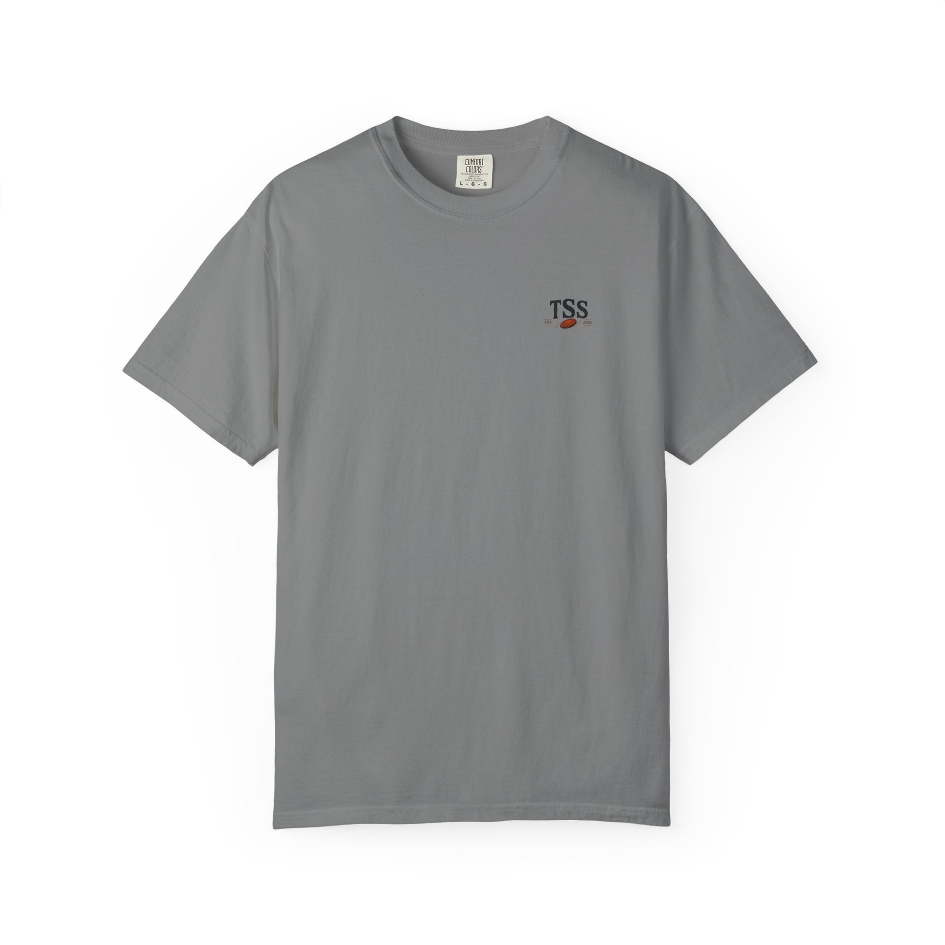 Trap House Social Club trap shooting t-shirt, front view
