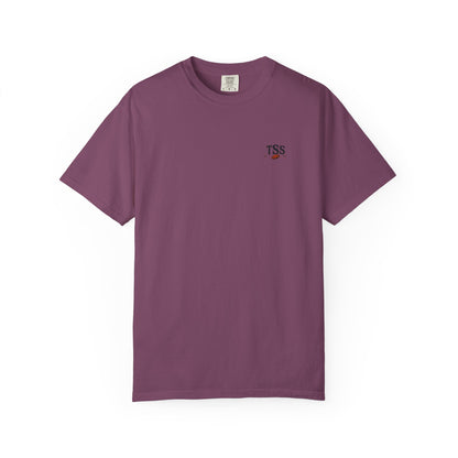 Trap House Social Club trap shooting t-shirt, front view