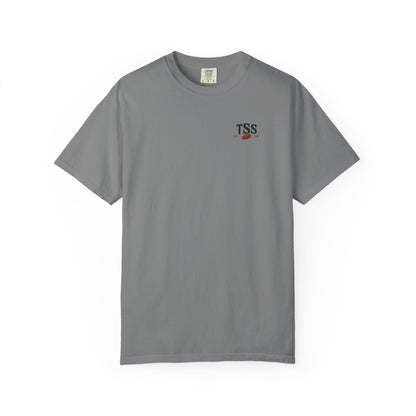Squad Therapy sporting clays t-shirt, front view
