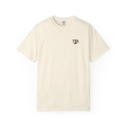 Lost Bird Recovery sporting clays t-shirt, front view