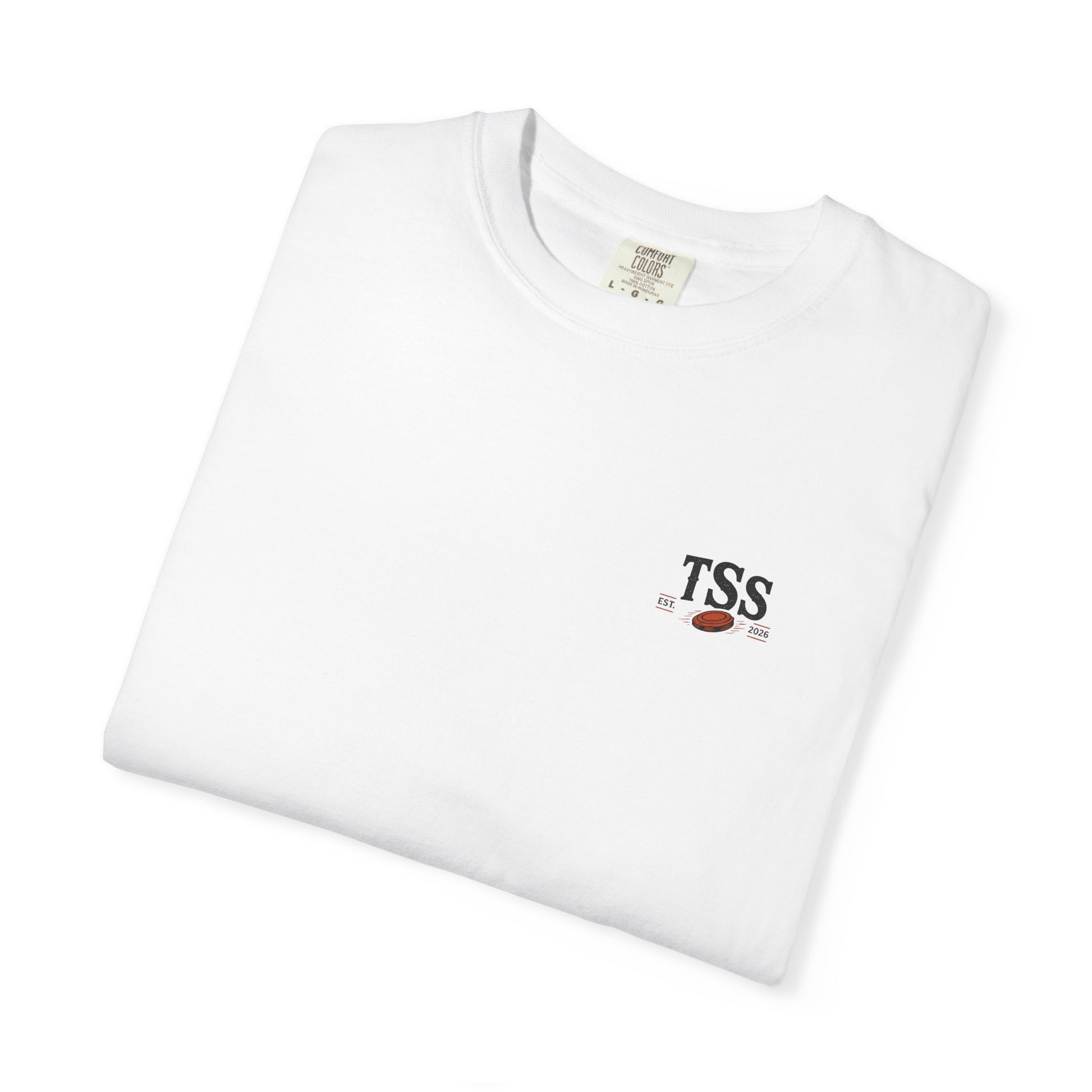 Empty Hull Recycling sporting clays t-shirt, front view