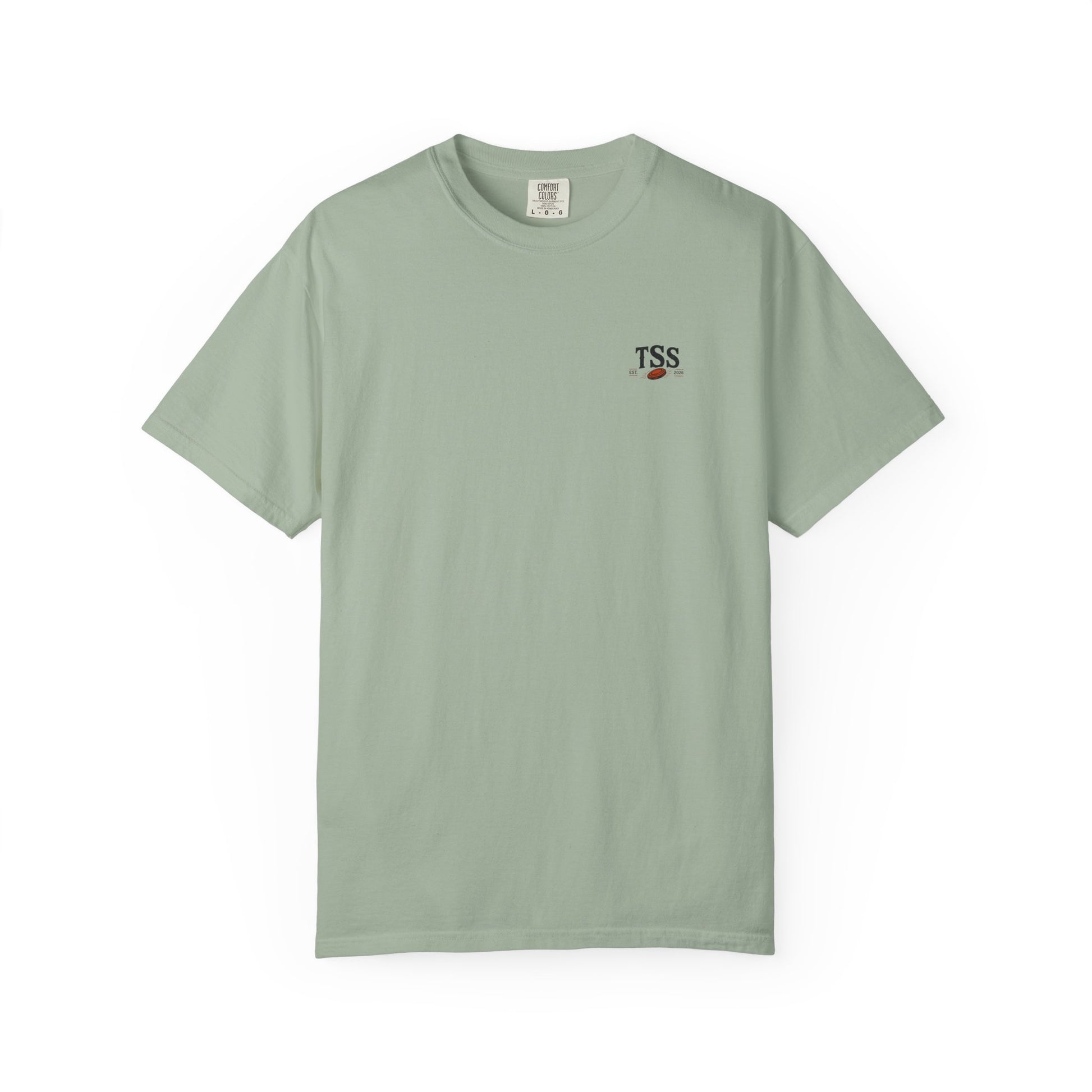 Trap House Social Club trap shooting t-shirt, front view