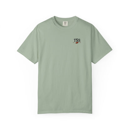 Squad Therapy sporting clays t-shirt, front view