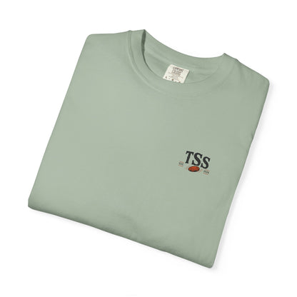 Empty Hull Recycling sporting clays t-shirt, front view