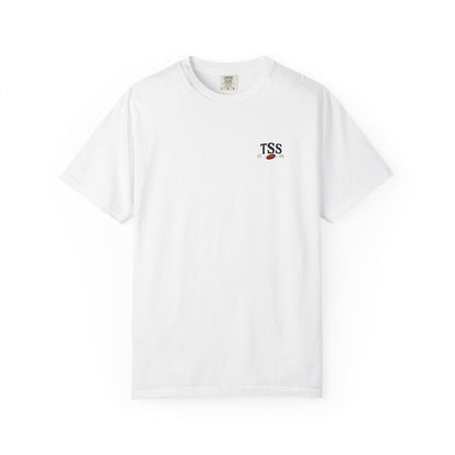 Empty Hull Recycling sporting clays t-shirt, front view