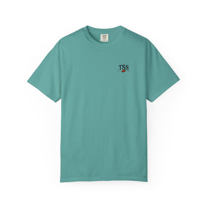 Lost Bird Recovery sporting clays t-shirt, front view
