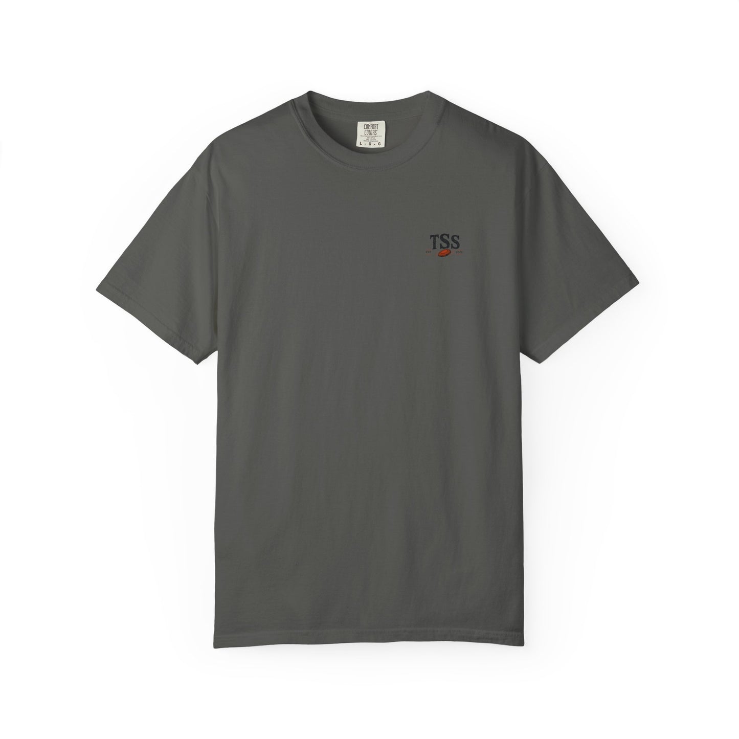 Trap House Social Club trap shooting t-shirt, front view