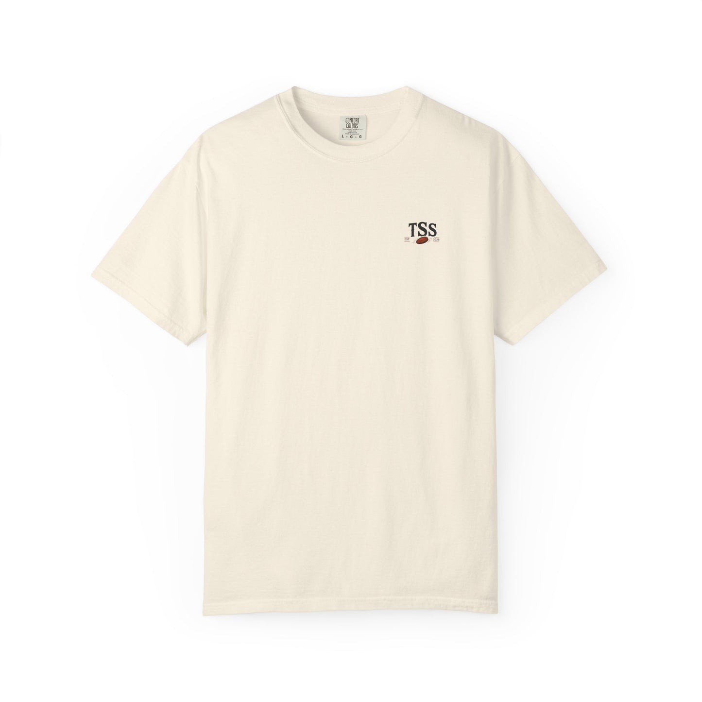 Trap House Social Club trap shooting t-shirt, front view
