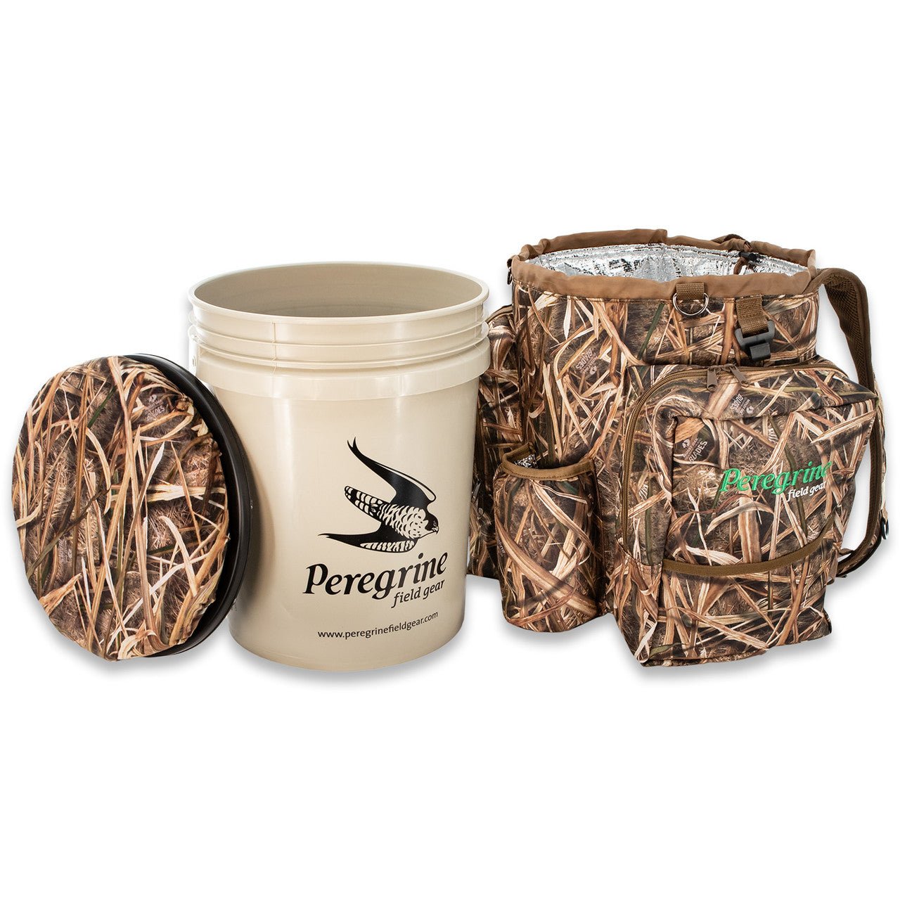 5 Gallon Insulated Bucket Backpack - Venture Cooler Pack for Fishing Shooting and Outdoor Use - Top Shot Supplies