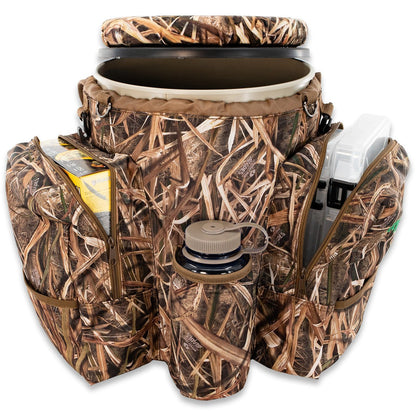 5 Gallon Insulated Bucket Backpack - Venture Cooler Pack for Fishing Shooting and Outdoor Use - Top Shot Supplies