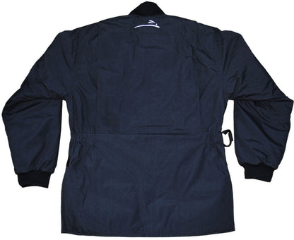 Wild Hare Cold Weather Shooting Coat – Black w/ Black Leather - Top Shot Supplies