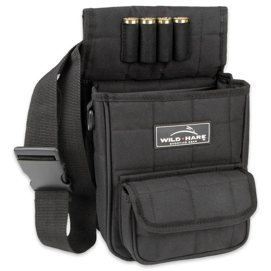 Wild Hare Deluxe Divided Shot Shell Pouch with Pocket | Sporting Clays Shell Pouch - Top Shot Supplies